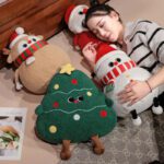 chubby christmas tree reindeer snowman plushies 12