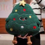 chubby christmas tree reindeer snowman plushies 2