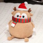 chubby christmas tree reindeer snowman plushies 8