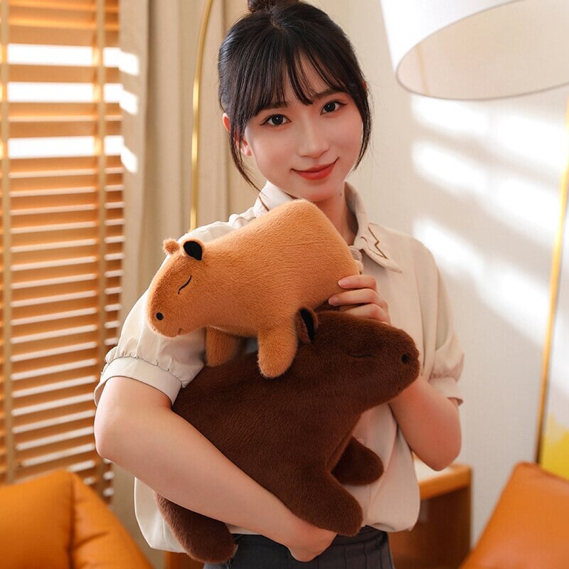 fluffy cute capybara plushie 18