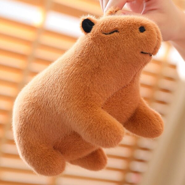 fluffy cute capybara plushie