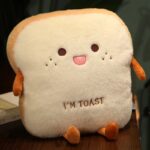 fluffy toastie bread hand warmer plushies 1