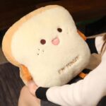 fluffy toastie bread hand warmer plushies 3