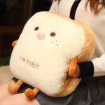 fluffy toastie bread hand warmer plushies 5