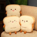 fluffy toastie bread hand warmer plushies 7