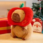 kawaii capybara christmas themed plushies 1