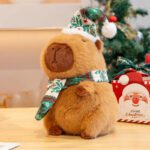 kawaii capybara christmas themed plushies 5