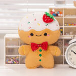 kawaii gingerbread man christmas plushie 1