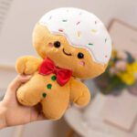 kawaii gingerbread man christmas plushie 2