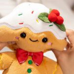 kawaii gingerbread man christmas plushie 4