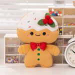 kawaii gingerbread man christmas plushie 6