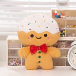 kawaii gingerbread man christmas plushie 7