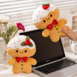 kawaii gingerbread man christmas plushie 9