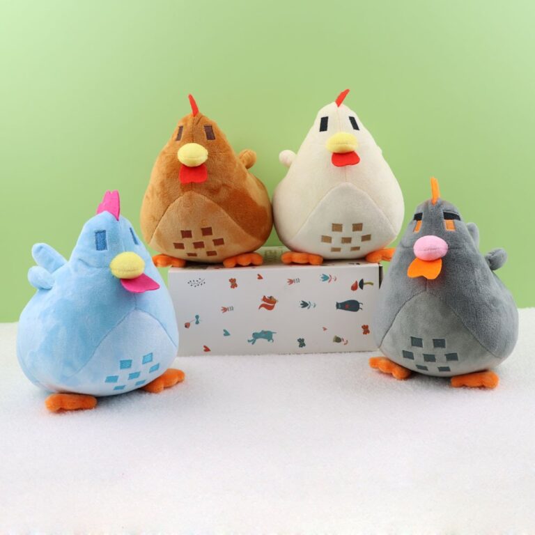 kawaii stardew valley chicken plushie 1