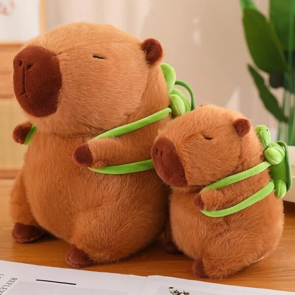 the adorable capybara plushies